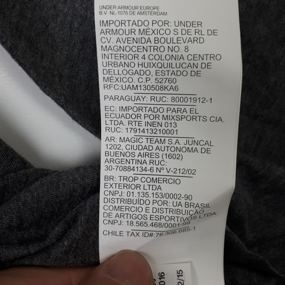 Under Armour - Long Sleeve Soccer V Neck T-shirt - Picture 8 of 13